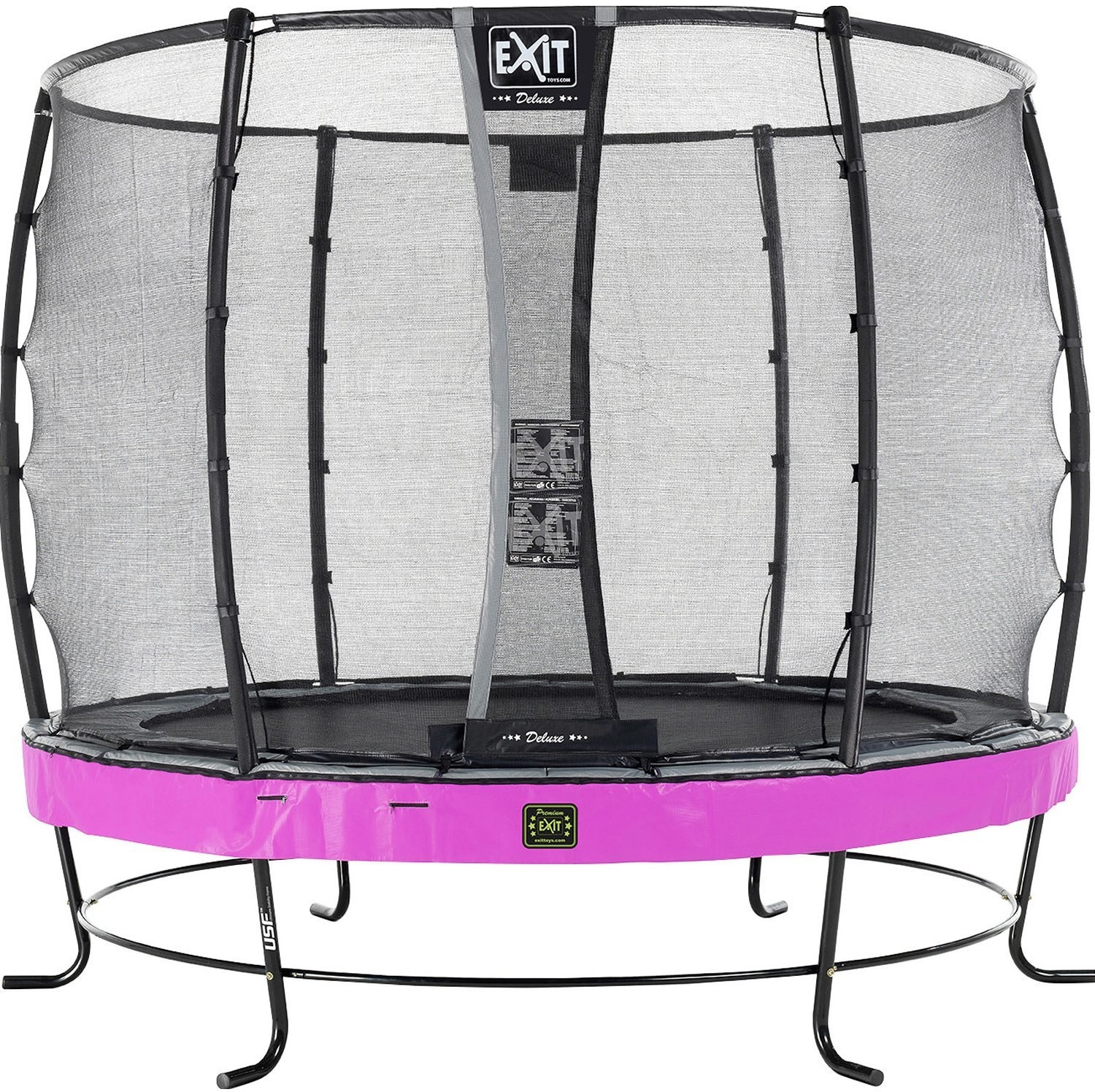 Exit Trampolin Elegant Premium 305 cm with Deluxe Safty Net purple