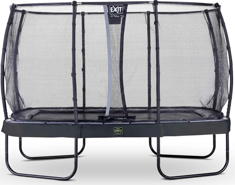 Exit Trampolin Elegant Premium 244x427 cm with Deluxe Safty Net black