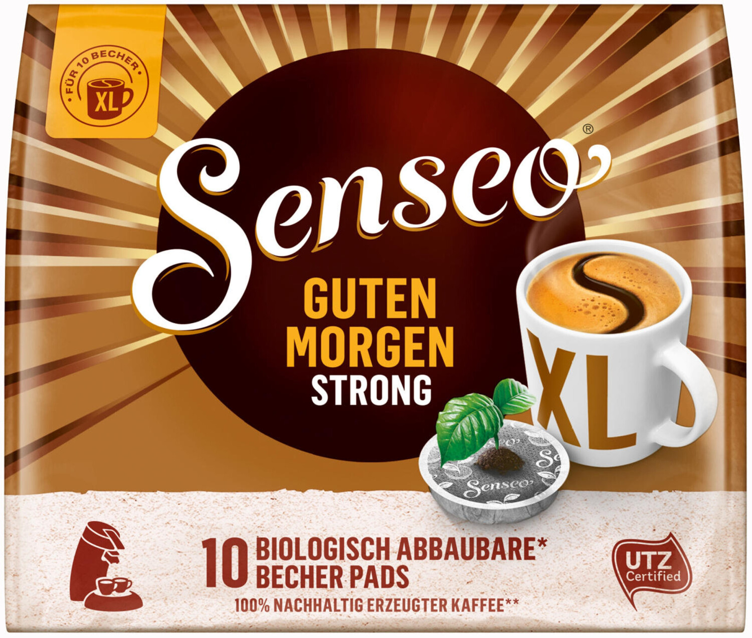 Maison du café Senseo Guten Morgen Strong XL Pads (10 Port.)