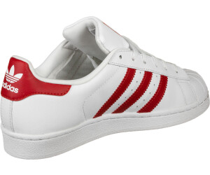 adidas superstar red white