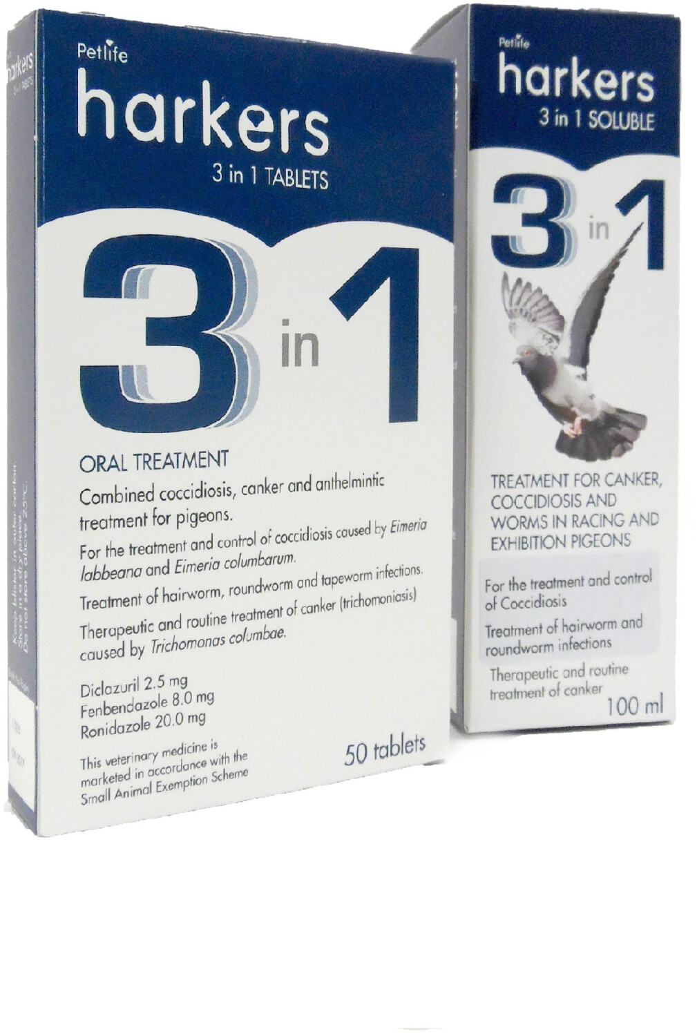 Harkers 3 in 1 Pigeon Treatment Soluble