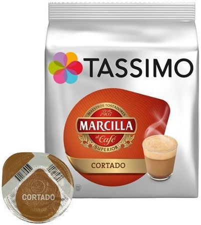 Tassimo Marcilla Cortado (16 cápsulas) desde 5,99 €