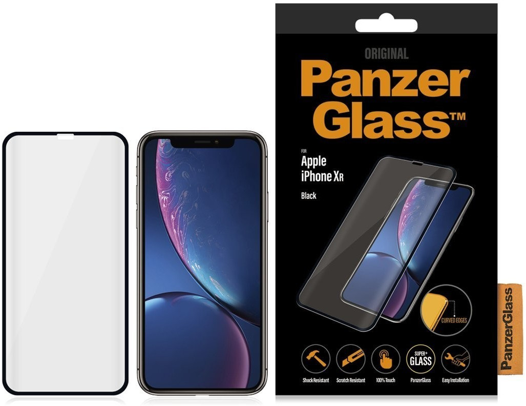 PanzerGlass Curved Edges (iPhone XR) Black
