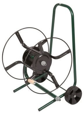 Ribitech Dévidoir vide sur 2 roues pour tuyau 70 m