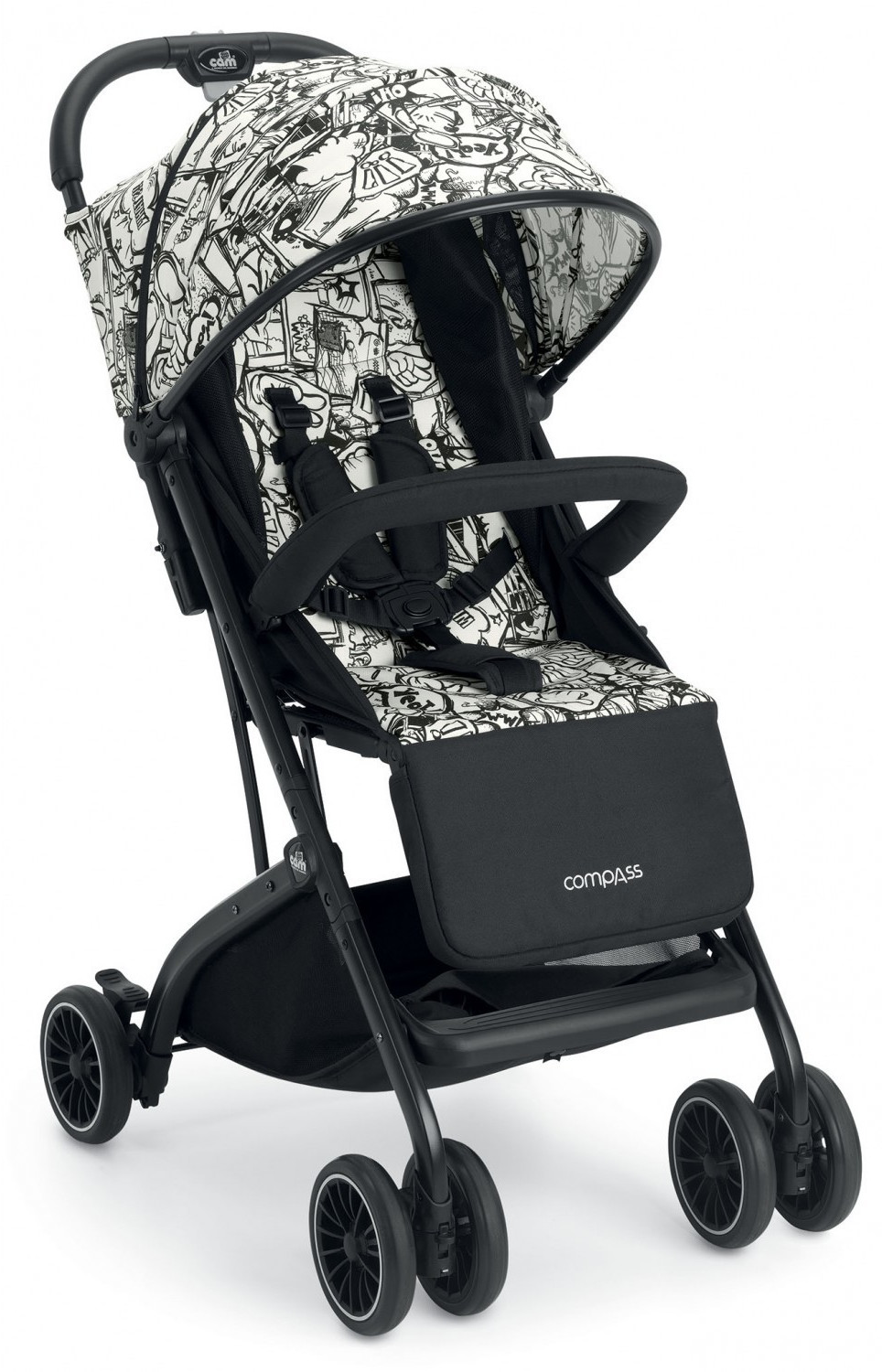 Cam Compass Black White