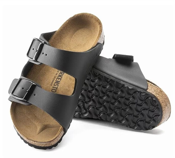 Birkenstock Arizona Kids Birko Flor black schmal ab 33 35 Preisvergleich bei idealo