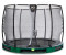 Exit Toys Trampolin Elegant Premium Inground 305 cm mit Deluxe Sicherheitsnetz grün