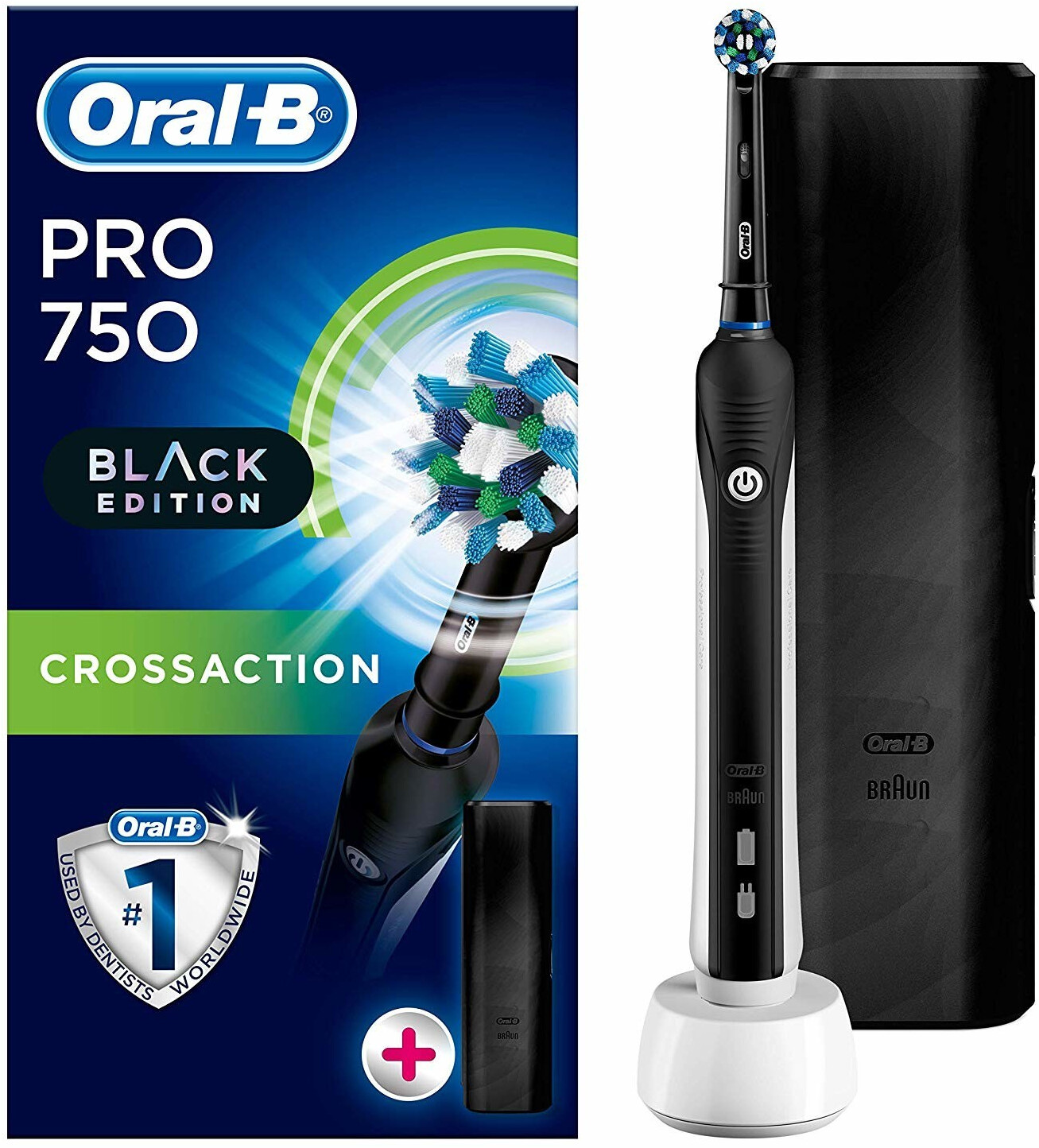 Oral-B Pro 750 Black Edition CrossAction a € 39,90 (oggi)