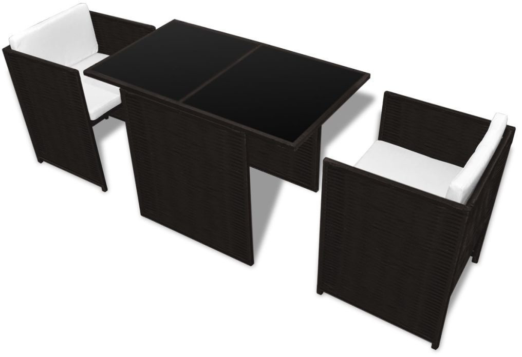 vidaXL GartenmöbelSet 7tlg. Poly Rattan braun (42485) ab 193,99