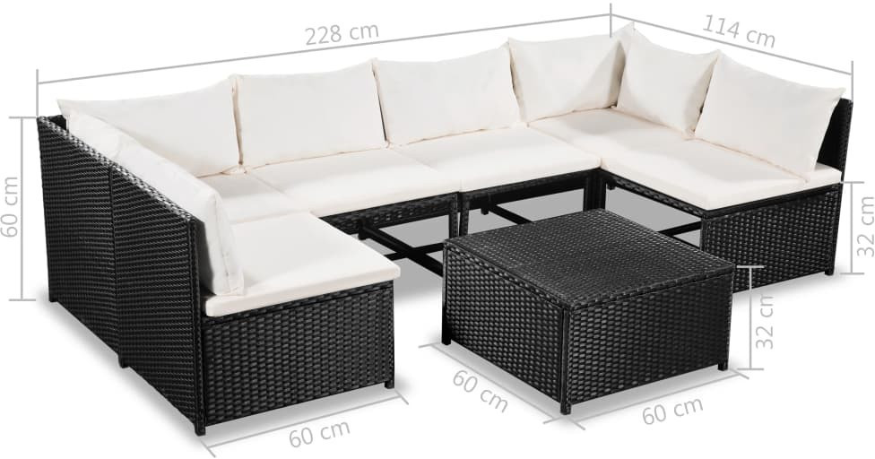 VidaXL Garden Lounge Set (44191)