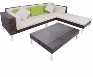Vidaxl Garten Sofagarnitur 17 Tlg Poly Rattan Braun 4294 Ab 383