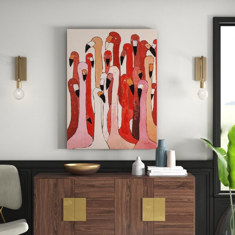 KARE Touched Flamingo Meeting 120x90cm (60444)