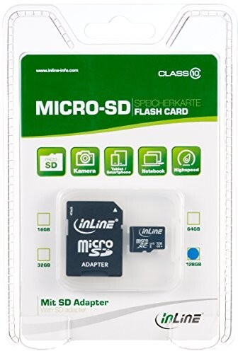 InLine Class 10 U3 microSDXC 128 Go