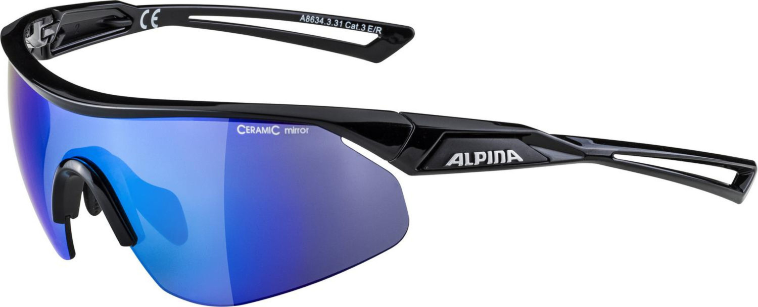 Alpina Nylos Shield A8634.3.31 (black/mirror blue)