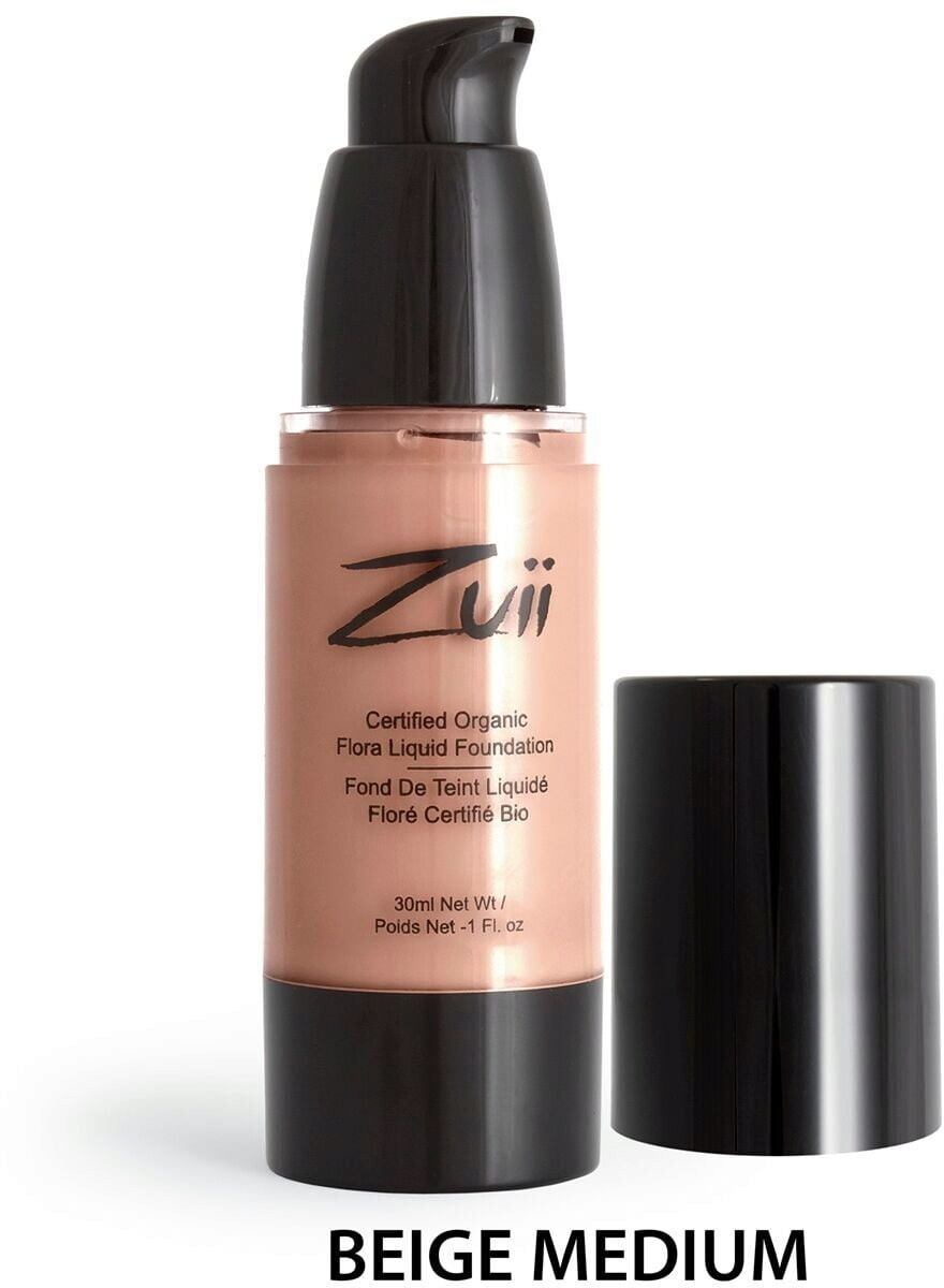 Zuii Organic Flora Liquid Foundation - Beige Medium (30ml)