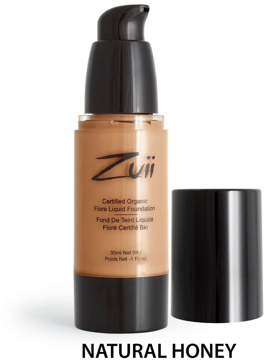 Zuii Organic Flora Liquid Foundation - Natural Honey (30ml)
