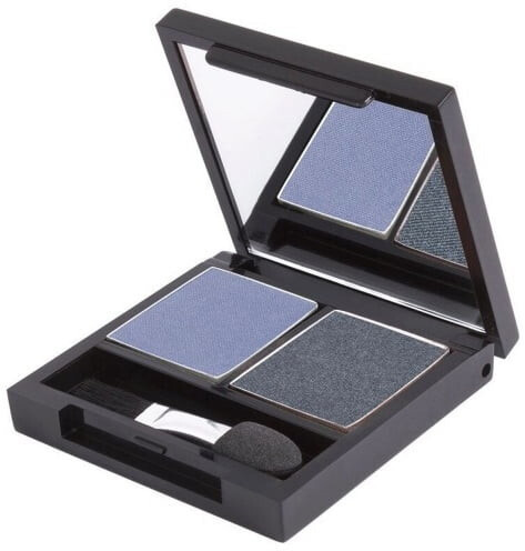 Zuii Organic Flora Eye Shadow Palette Duo - Denim (3,5g)