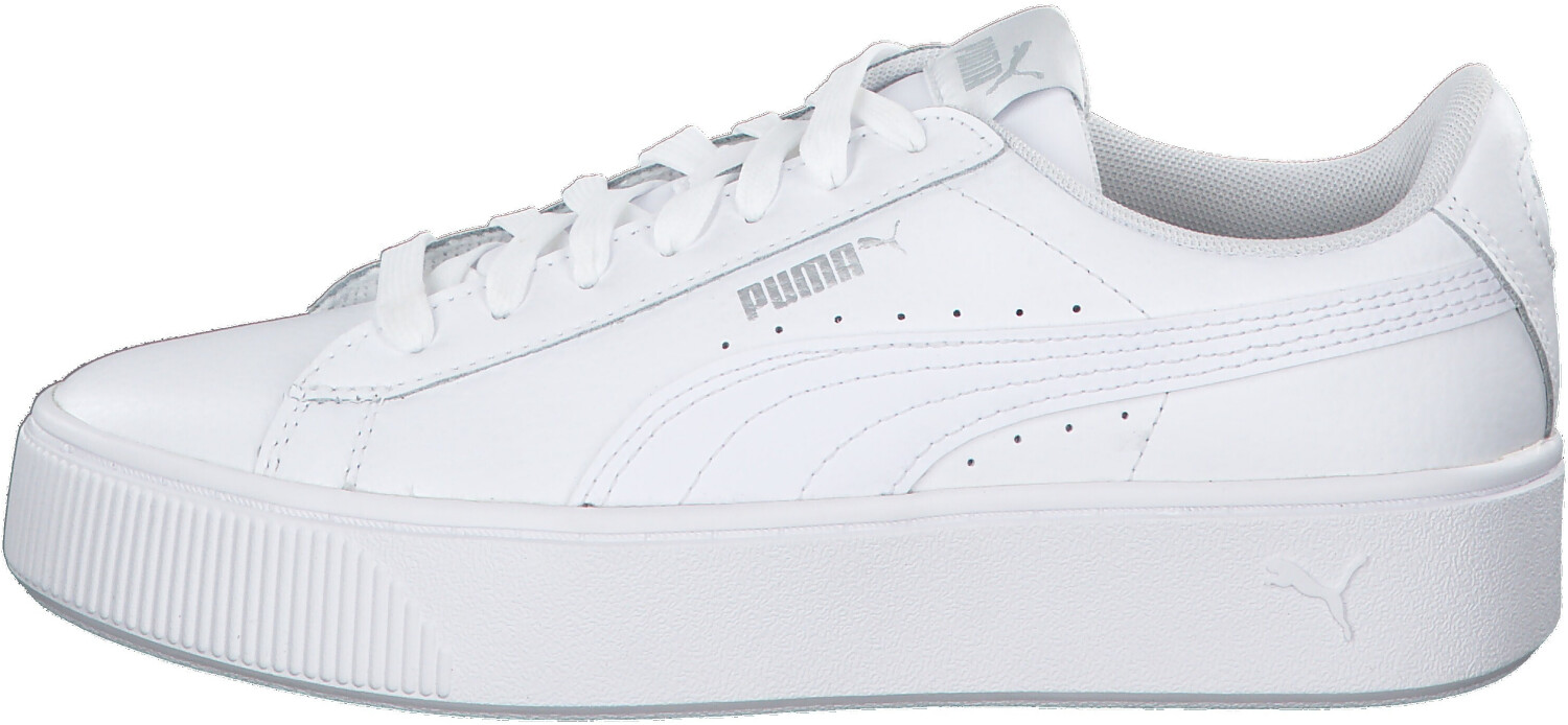 puma vikky stacked ribbon core white