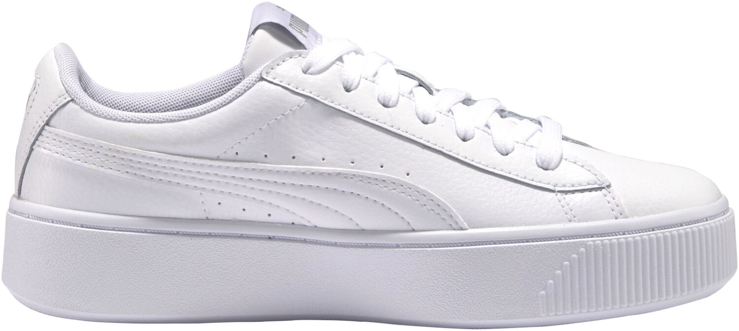 puma vikky stacked ribbon core white