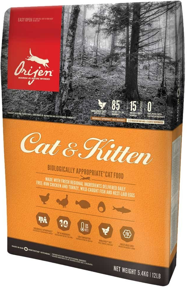 Orijen Croquettes pour chat 1.8kg Orijen Croquettes pour chat 1.8kg