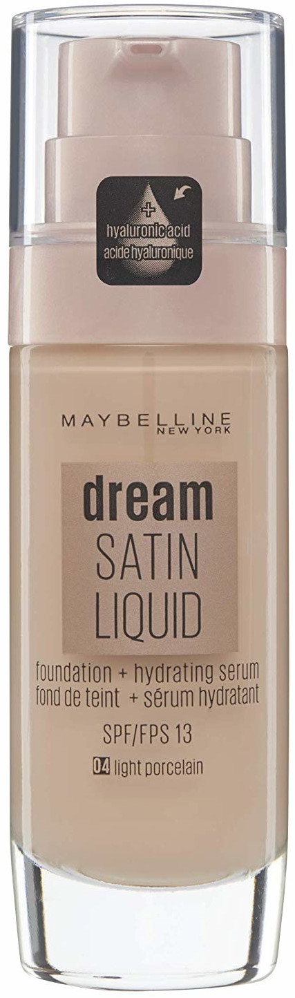 Gemey Maybelline Dream Satin Liquid Foundation (30ml) 040 Porcelain