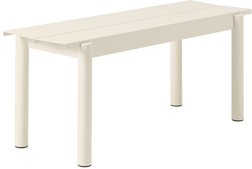 Muuto Linear Steel bench 110cm white