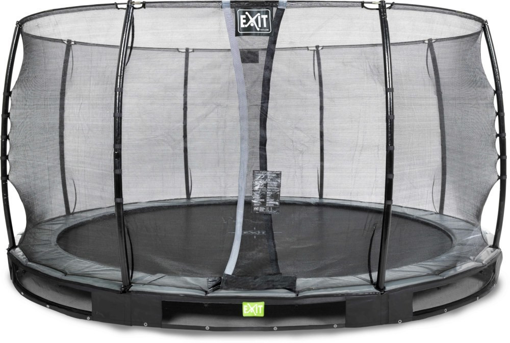 Exit Trampolin Elegant Inground 427 cm with Economy Safty Net black