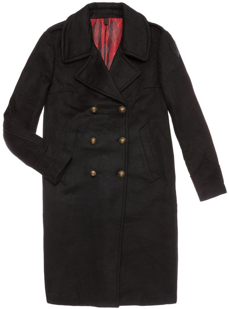 Blauer Damenmantel schwarz (16WBLDK01377-004399-999)