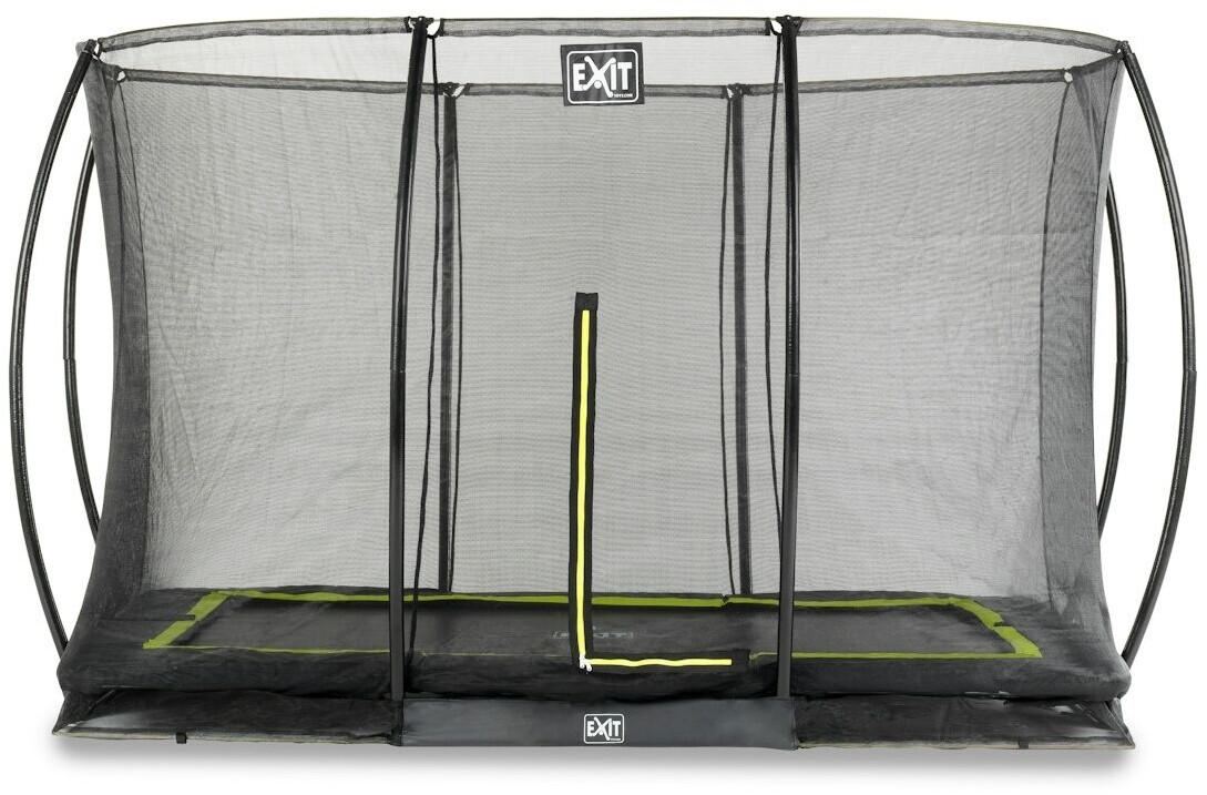 Exit Trampolin Silhouette Ground 244x366 cm with Safty Net black