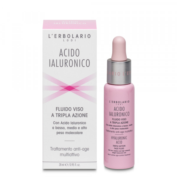 L'Erbolario Hyaluronic Acid Triple Action Fluid (28ml)