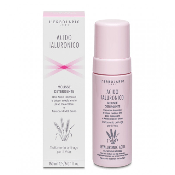 L'Erbolario Hyaluronic Acid Cleansing Mousse (150ml)