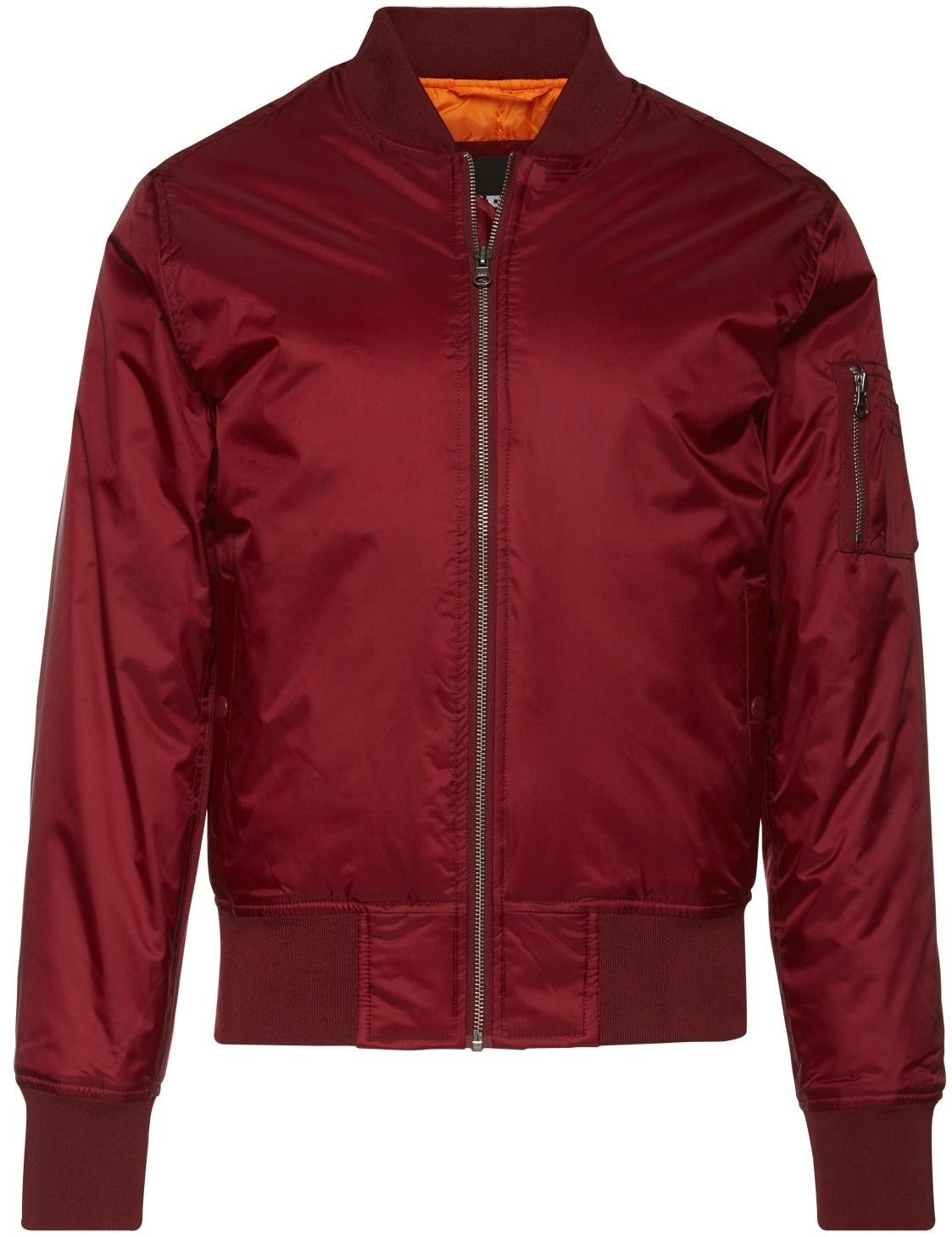 Urban Classics Basic Bomber Jacket burgundy (TB861)