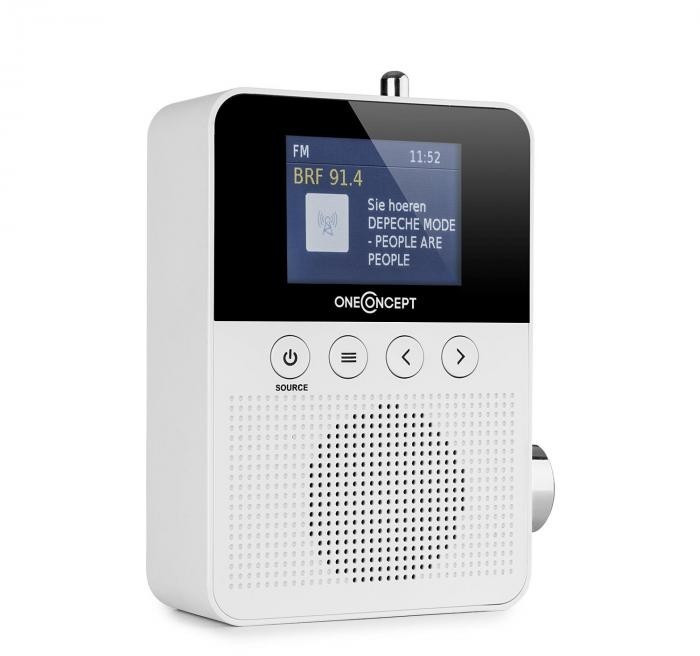 OneConcept Plug+Play DAB White