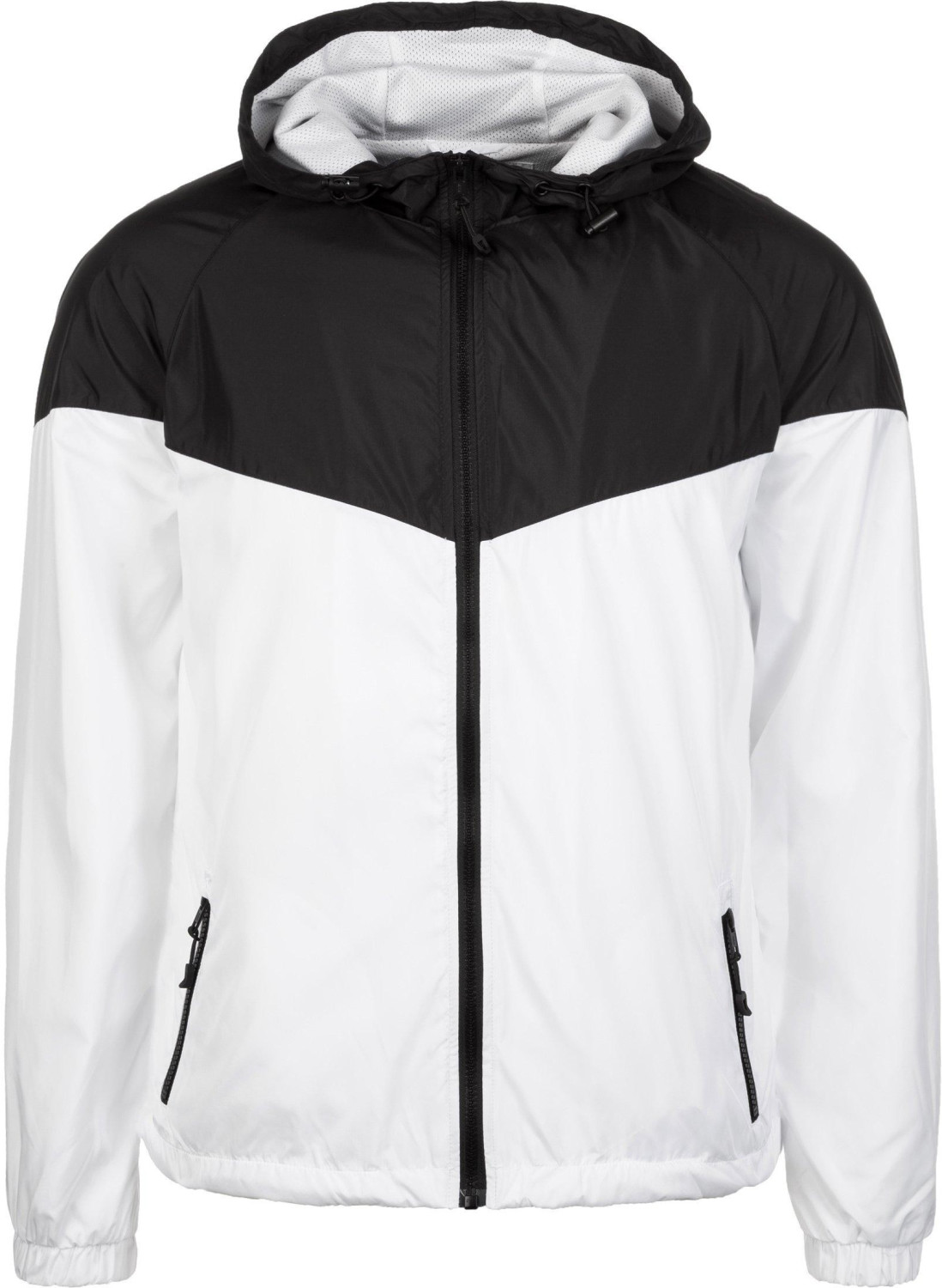Urban Classics 2-Tone Tech Windrunner black/white (TB2107)