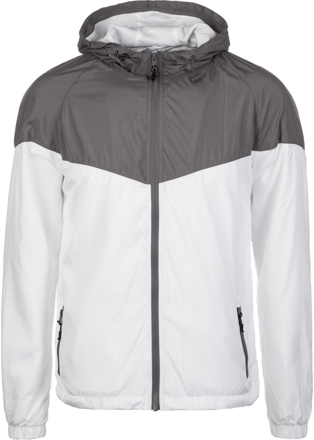 Urban Classics 2-Tone Tech Windrunner grey/white (TB2107)