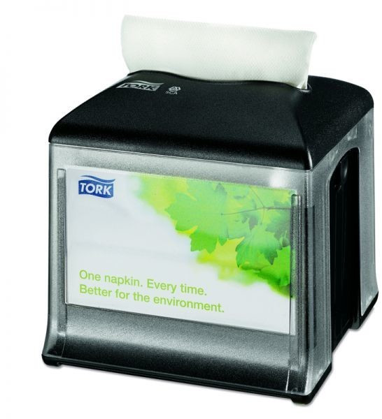 Tork Napkin dispenser Xpressnap Snack table dispenser plastic black