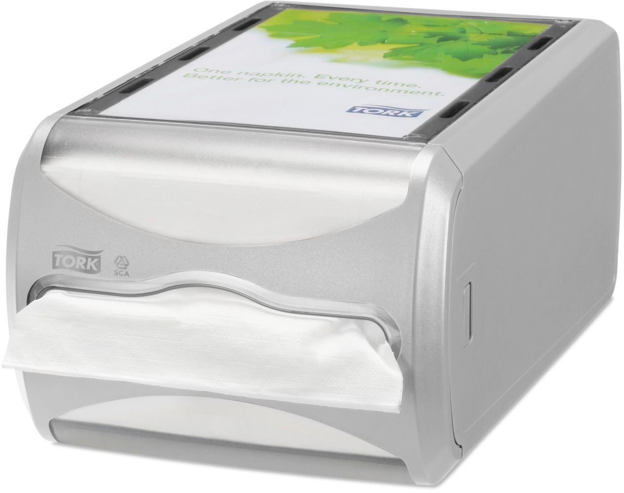 Tork Napkin dispenser Xpressnap Counter dispenser plastic light gray