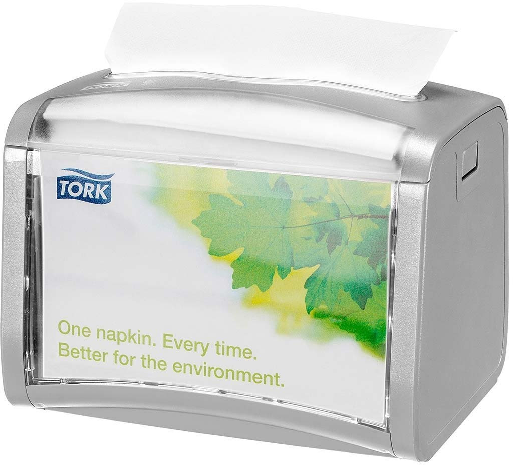 Tork Napkin dispenser Xpressnap table dispenser plastic light gray