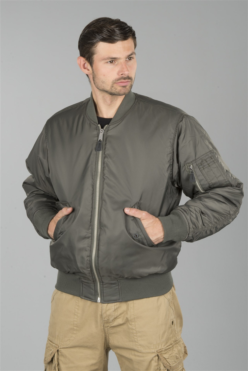 Buy Brandit MA1 Jacket anthracite (3149-05) from £38.49 (Today) – Best ...