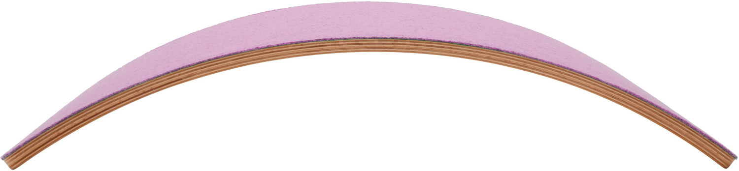 Wobbel Starter Transparent Balanceboard Felt Wild Rose