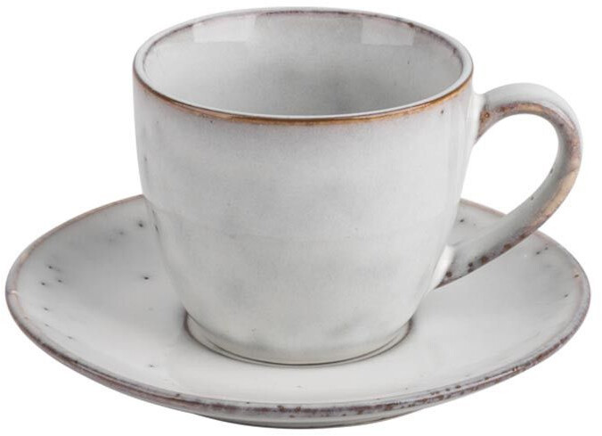 Broste Copenhagen Nordic Sand Cup & Saucer