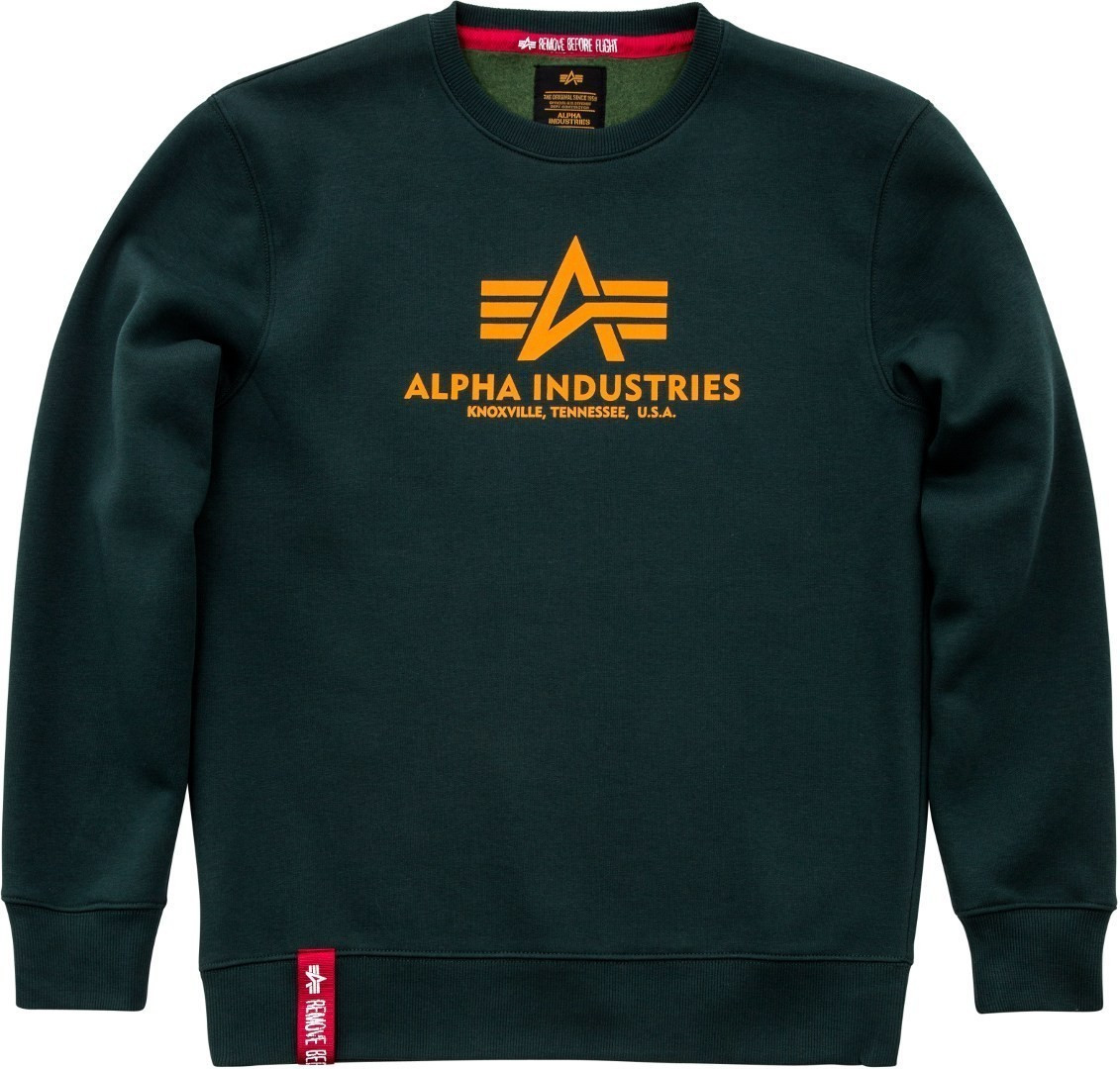 Alpha Industries Basic Sweater green/yellow (178302-353) ab 36,50 € |  Preisvergleich bei