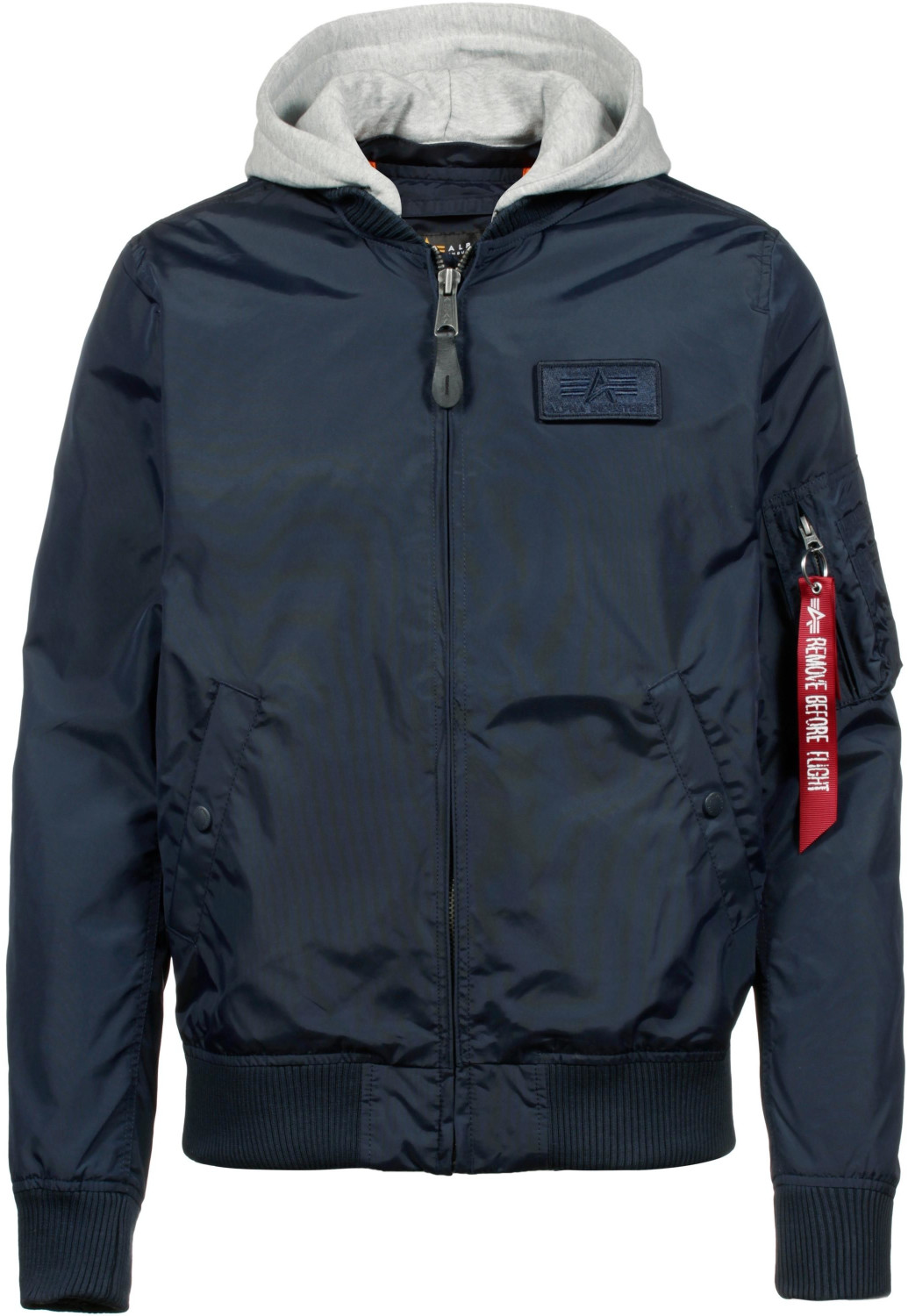 Alpha Industries MA-1 TT Hood rep. blue (196108-07)