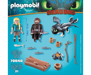 PLAYMOBIL 70040 Dreamworks Hiccup and Astrid With Baby Dragon for sale online 