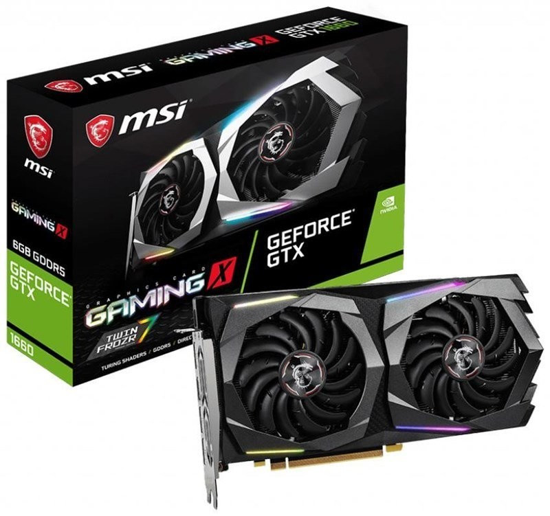 MSI GeForce GTX 1660 Gaming X 6 Go GDDR5