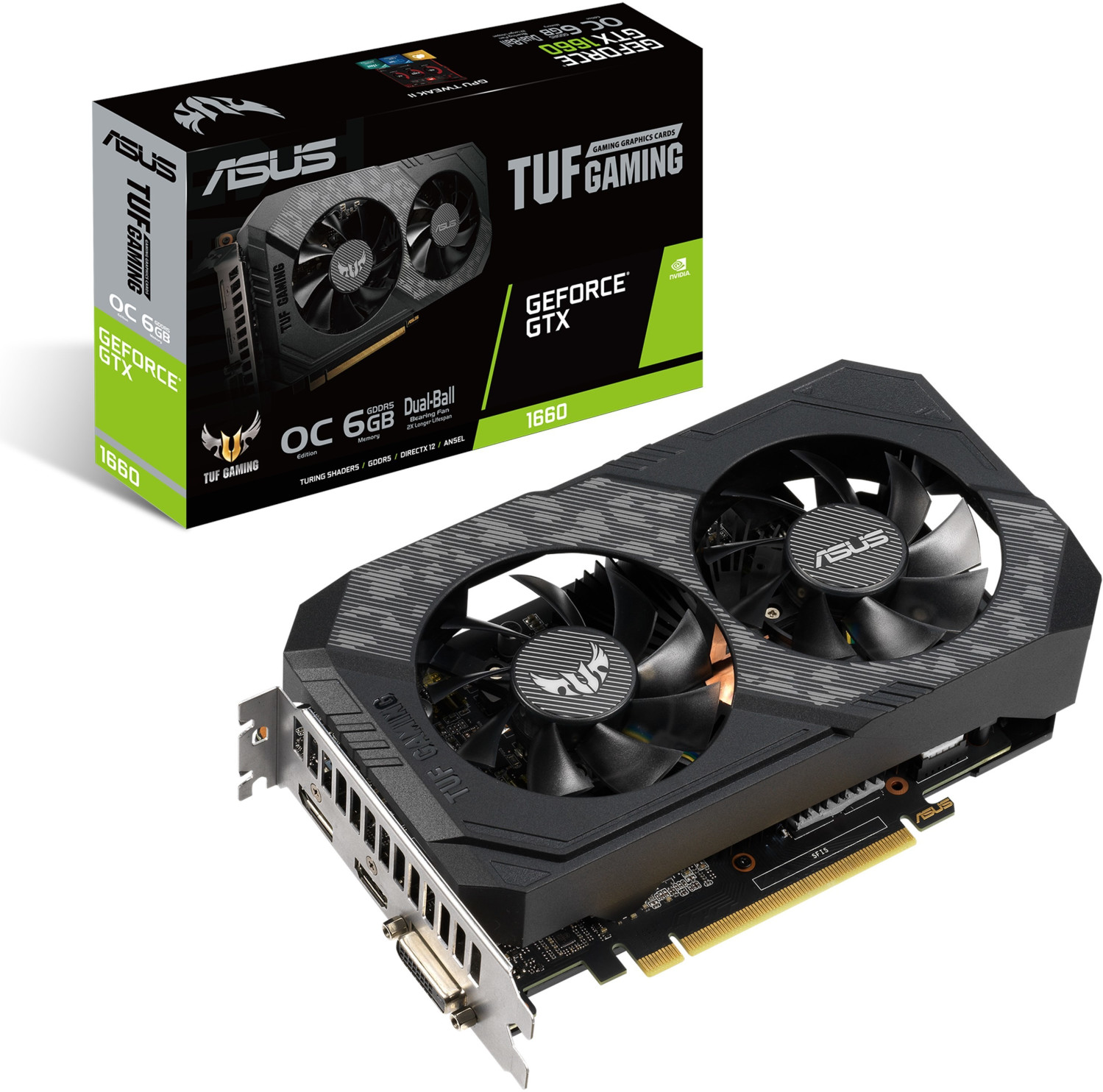 Asus TUF-GTX1660-O6G-GAMING (6 Go)