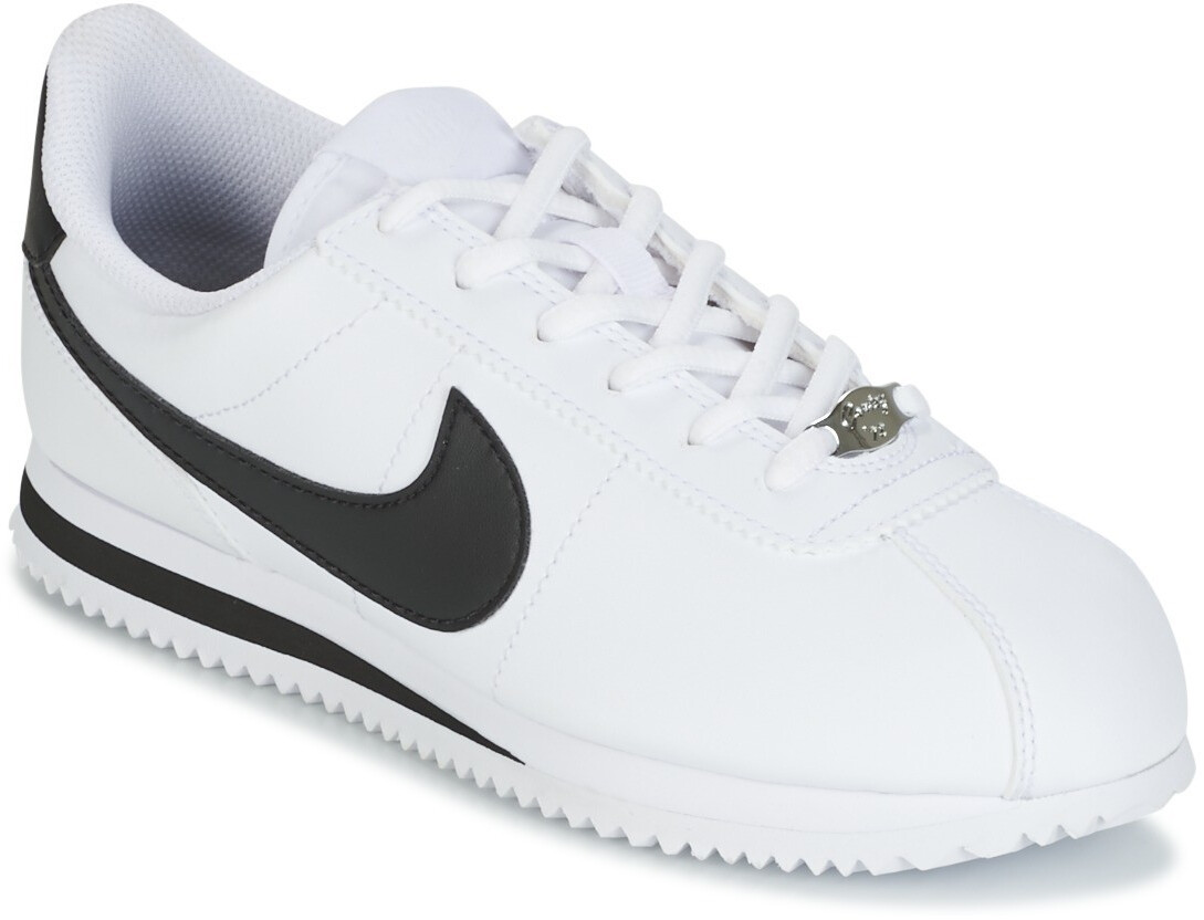 nike gs cortez basic white