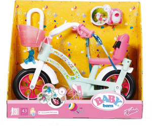 Zapf Creation 827208 BABY born Play & Fun Fahrrad Puppenzubehör mit Licht 