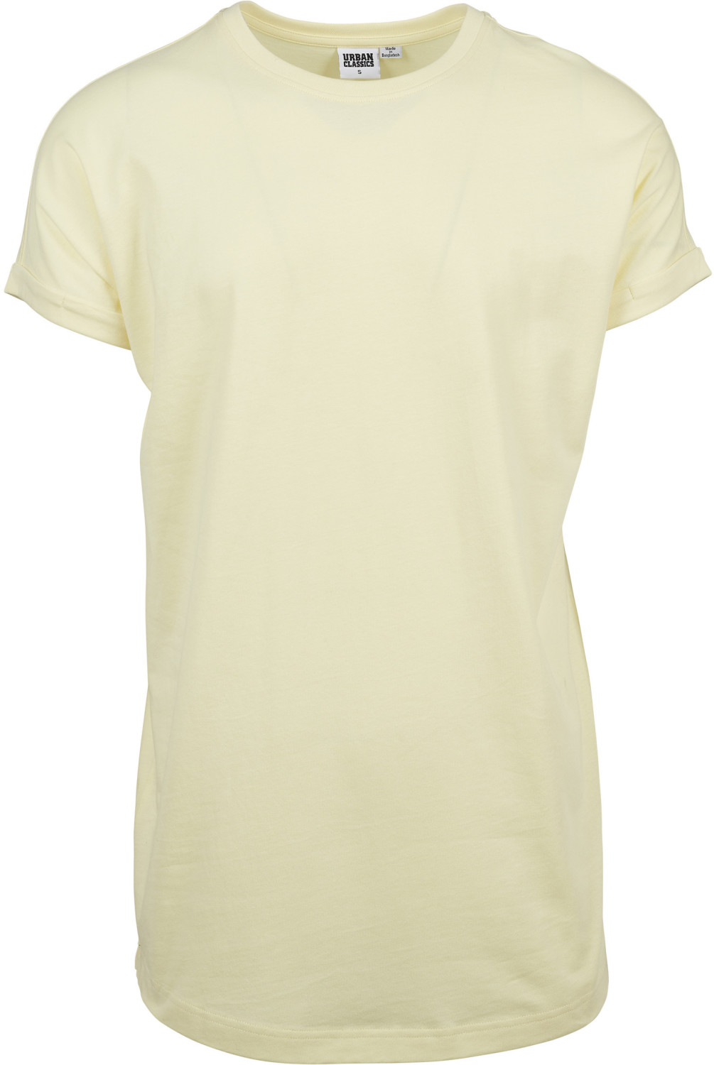 Urban Classics Long Shaped Turnup Tee (TB1561) yellow
