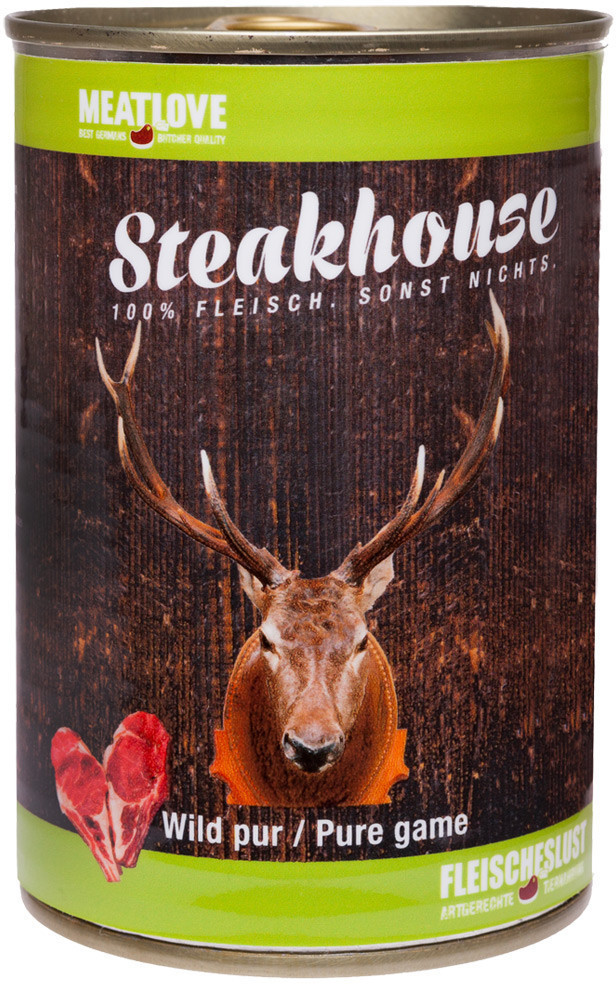 Fleischeslust Steakhouse Puregame 410g